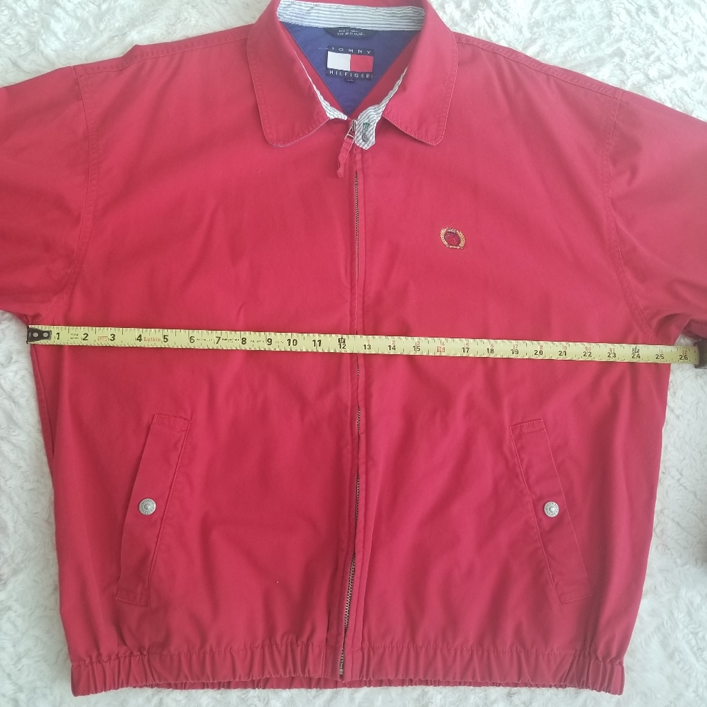 Tommy Hilfiger Red Lightweight Cotton Sports Coat - Picture 10 of 16